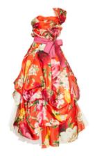 Dolce & Gabbana Off The Shoulder Floral Gown