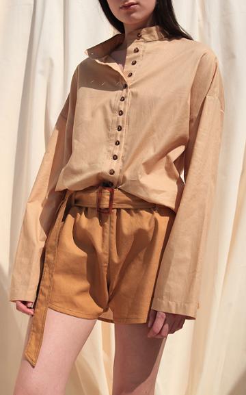 Albus Lumen Paloma Belted Shorts
