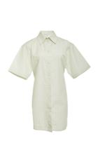 Victoria Beckham Cotton Grid Print Shirt