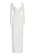 Moda Operandi Carolina Herrera Stretch Fluid Crepe Column Gown