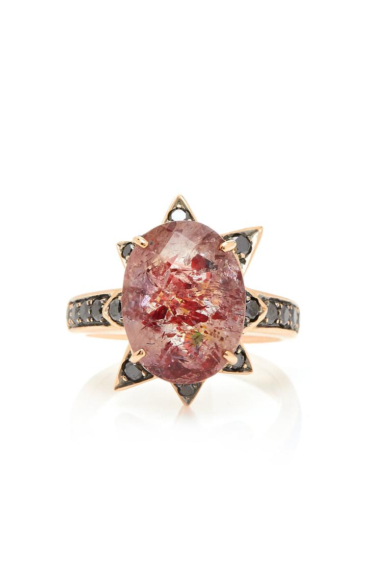 M.spalten 18k Rose Gold And Multi-stone Ring