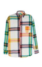 The Elder Statesman Tartan Woven Button-up Shirt