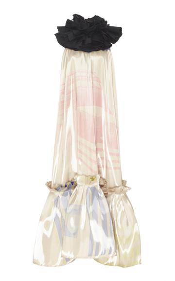 Roksanda Claudi Ruffled Duchess Satin Dress