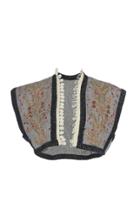 Giambattista Valli Cropped Embroidered Virgin Wool Vest