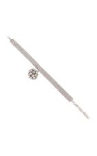 Alessandra Rich Crystal Choker With Sphere Pendant