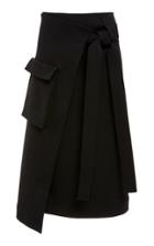 Rosetta Getty Belted Wrap Skirt
