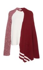 Mrz Colorblock Asymmetric Sweater