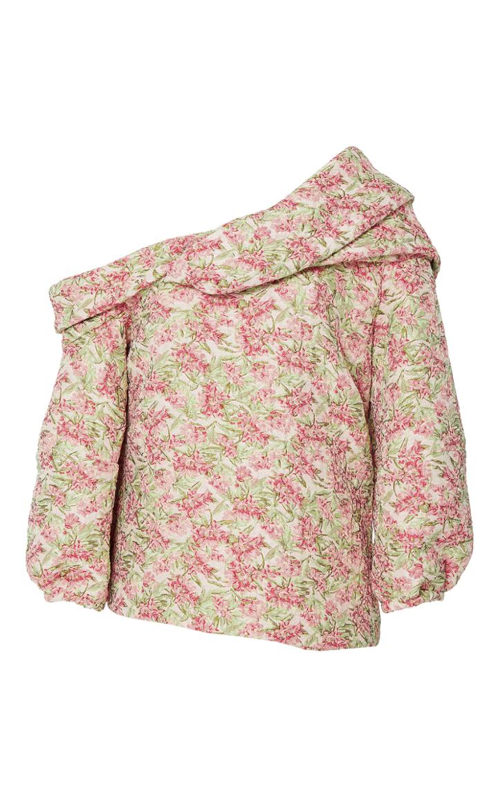 Hellessy Flora Twisted Drape Blouse