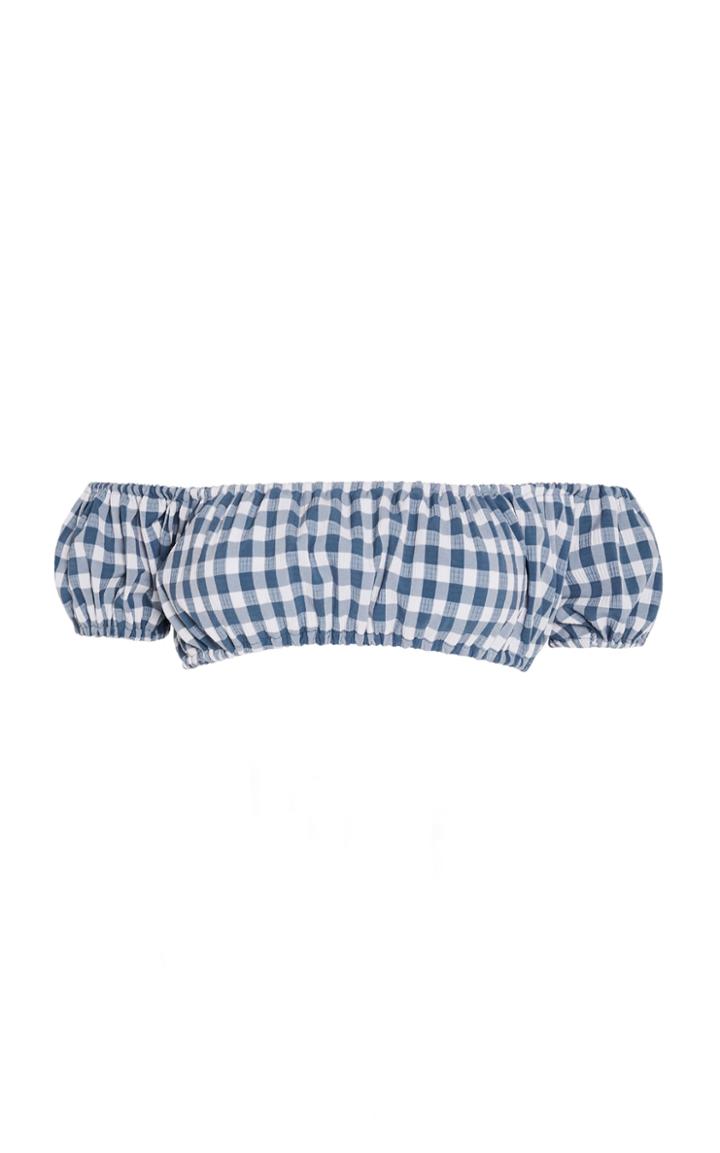 Moda Operandi Faithfull The Brand Corsica Gingham Bikini Top