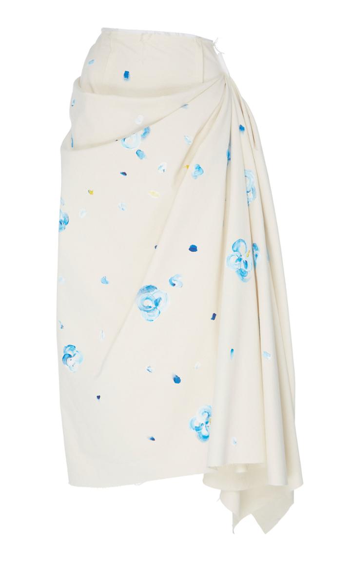 Marni Hand Painted Canvas Skirt
