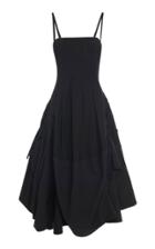 Molly Goddard Astro Satin-paneled Cami Dress