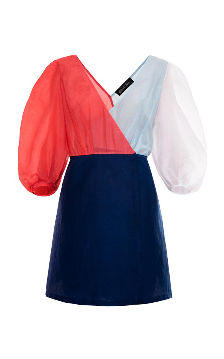 Anna October Anna Mini Color Block Dress