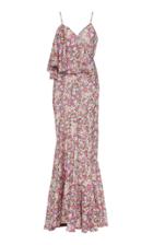 Zac Posen Floral-patterned Sleeveless Maxi Dress