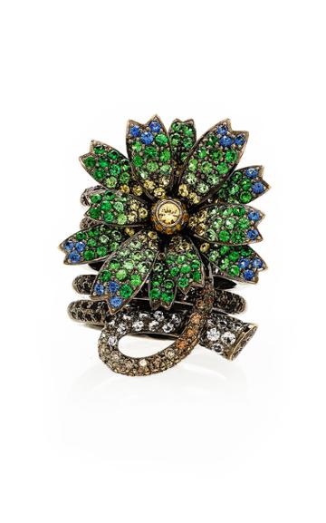 Wendy Yue Sapphire Bloom Ring