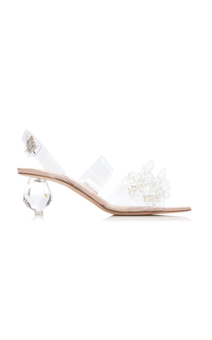 Moda Operandi Simone Rocha Pvc Embellished Sandals Size: 37
