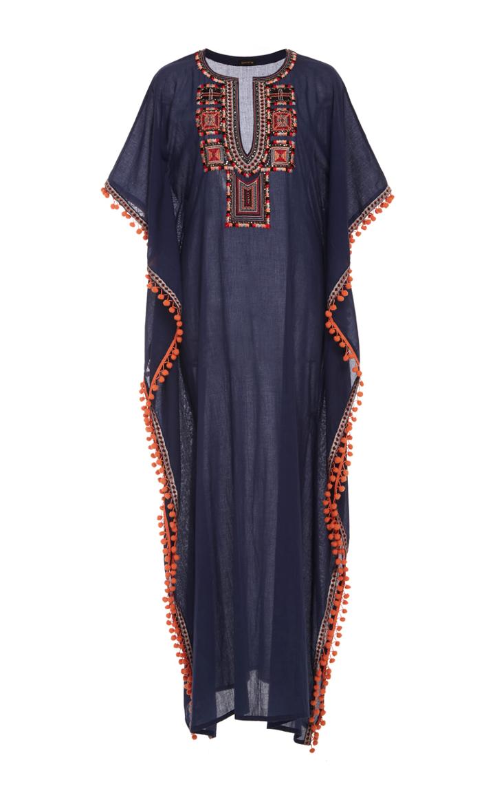 Chantik Long Tribal Embroidered Caftan