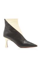 Manu Atelier Duck Two-tone Leather Ankle Boots