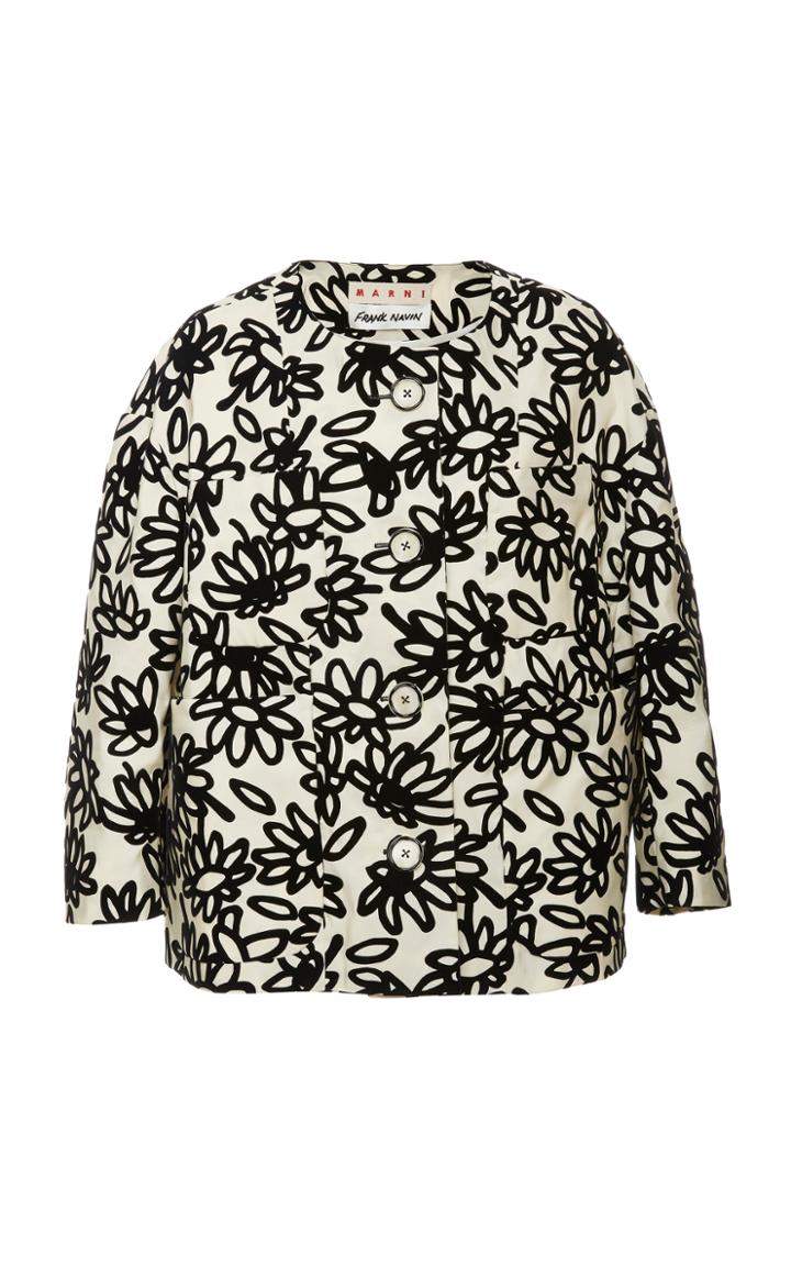 Marni Petals Mikado Jacket