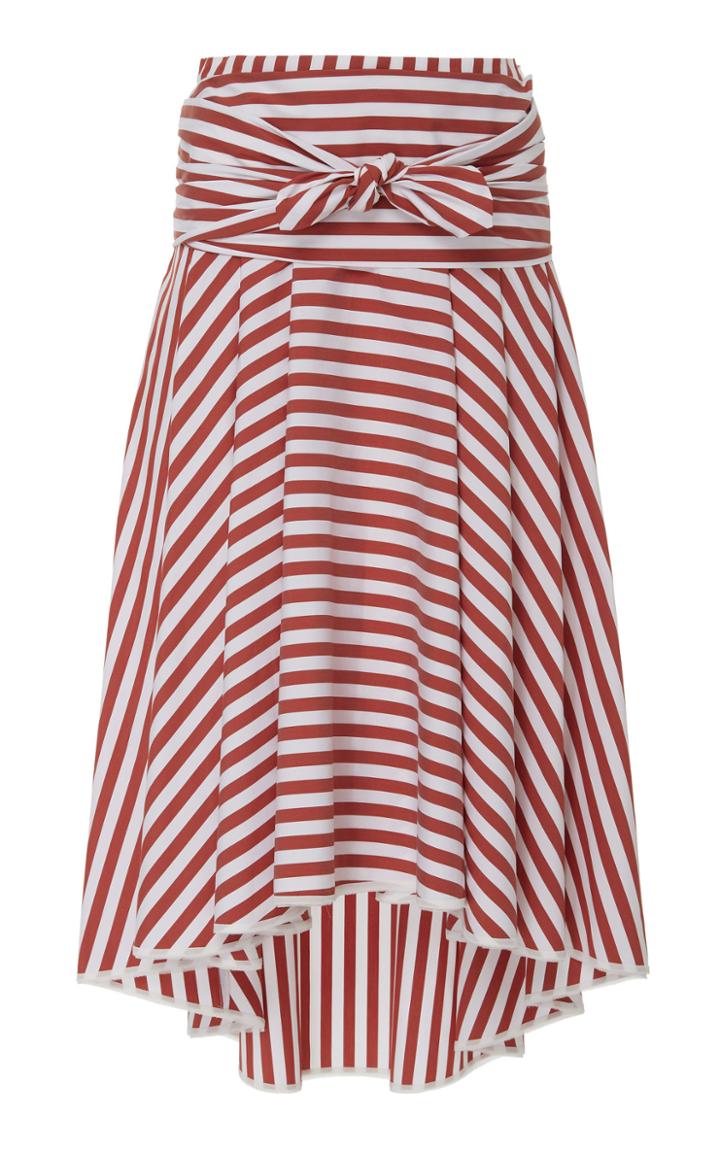 Smarteez Striped Midi Skirt