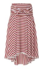 Smarteez Striped Midi Skirt