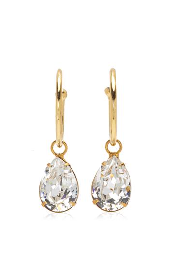 Jennifer Behr Jane Crystal-embellished Gold-plated Earrings