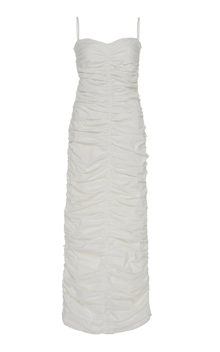 Georgia Alice Eva Ruched Taffeta Gown