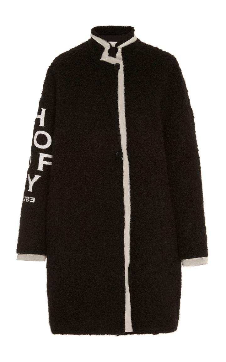 Philosophy Di Lorenzo Serafini Logo-detailed Organza-trimmed Boucle Jacket
