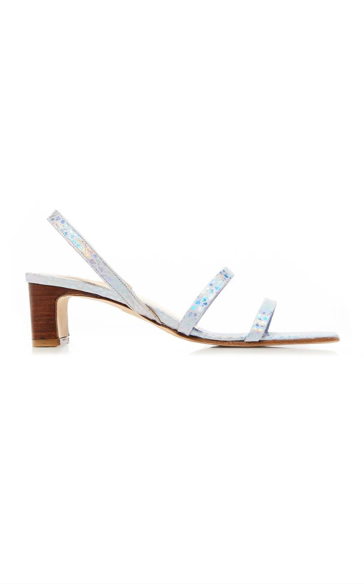 Moda Operandi By Far Renata Leather Sandals Size: 35