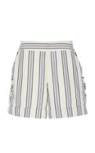 Moda Operandi Monse Striped Cotton-blend Shorts Size: 0