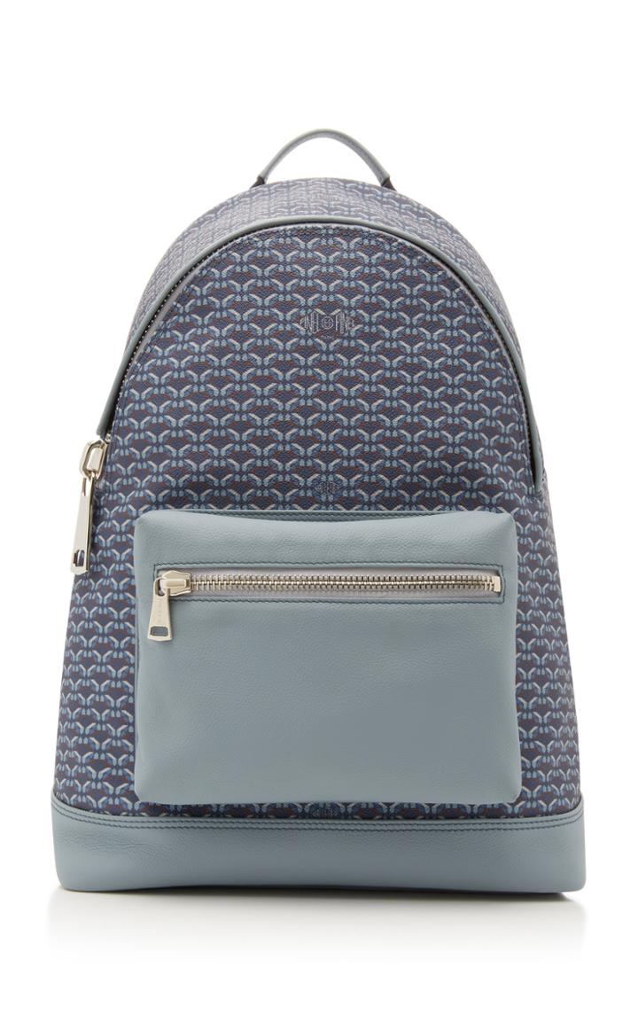 Pinel Et Pinel Leather And Coated-canvas Backpack