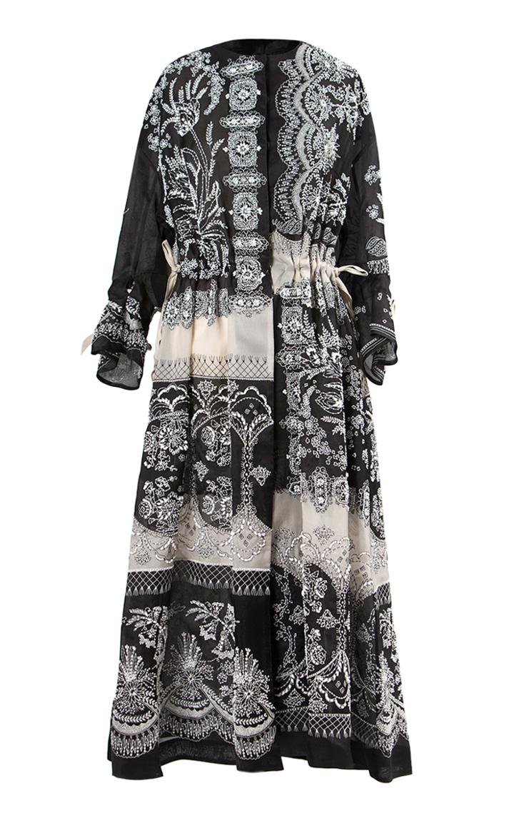 Moda Operandi Biyan Rellai Silk Coat
