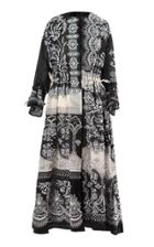 Moda Operandi Biyan Rellai Silk Coat