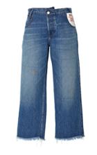 Monse Leather Pocket Jeans