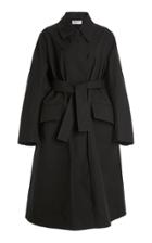Moda Operandi Victoria Beckham Oversized Waxed Mackintosh Coat