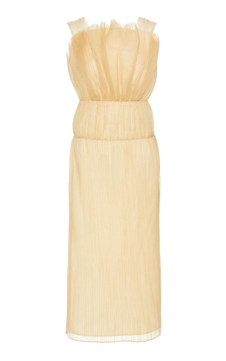 Shaina Mote Venus Pliss Midi Dress