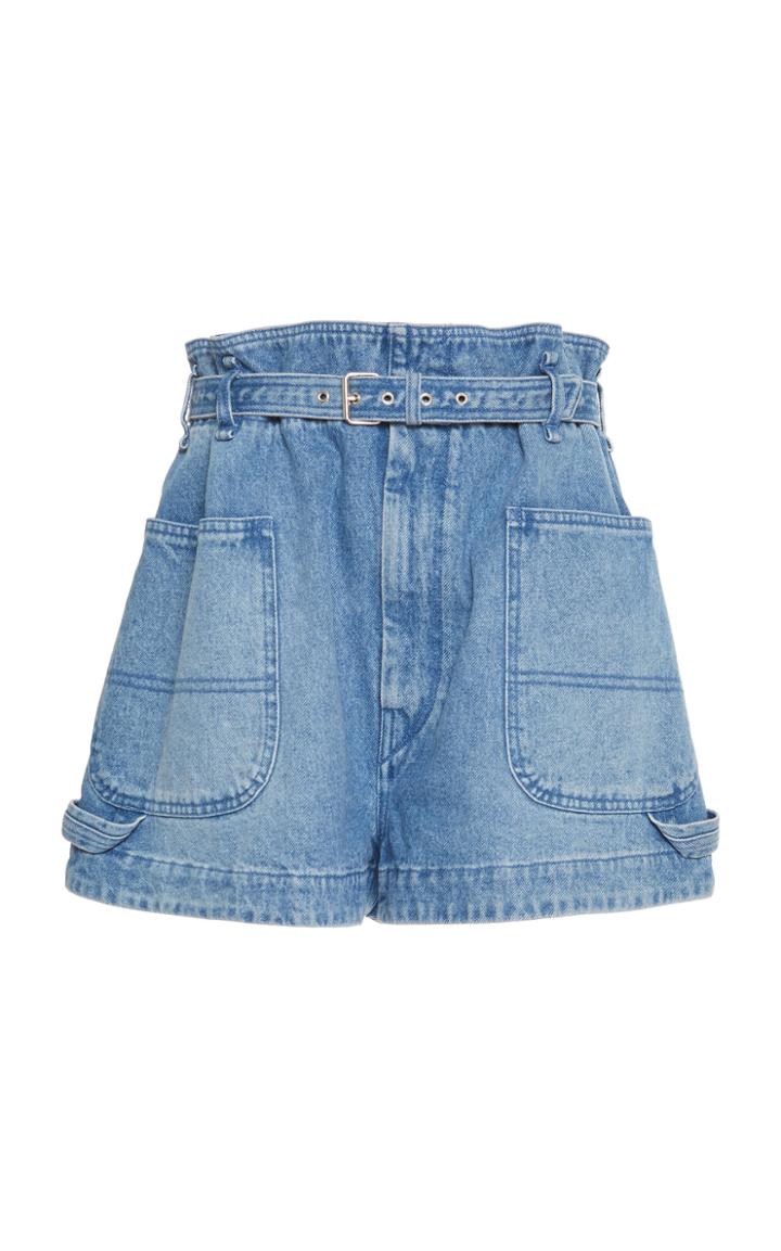 Isabel Marant Kike Rigid Relaxed Shorts
