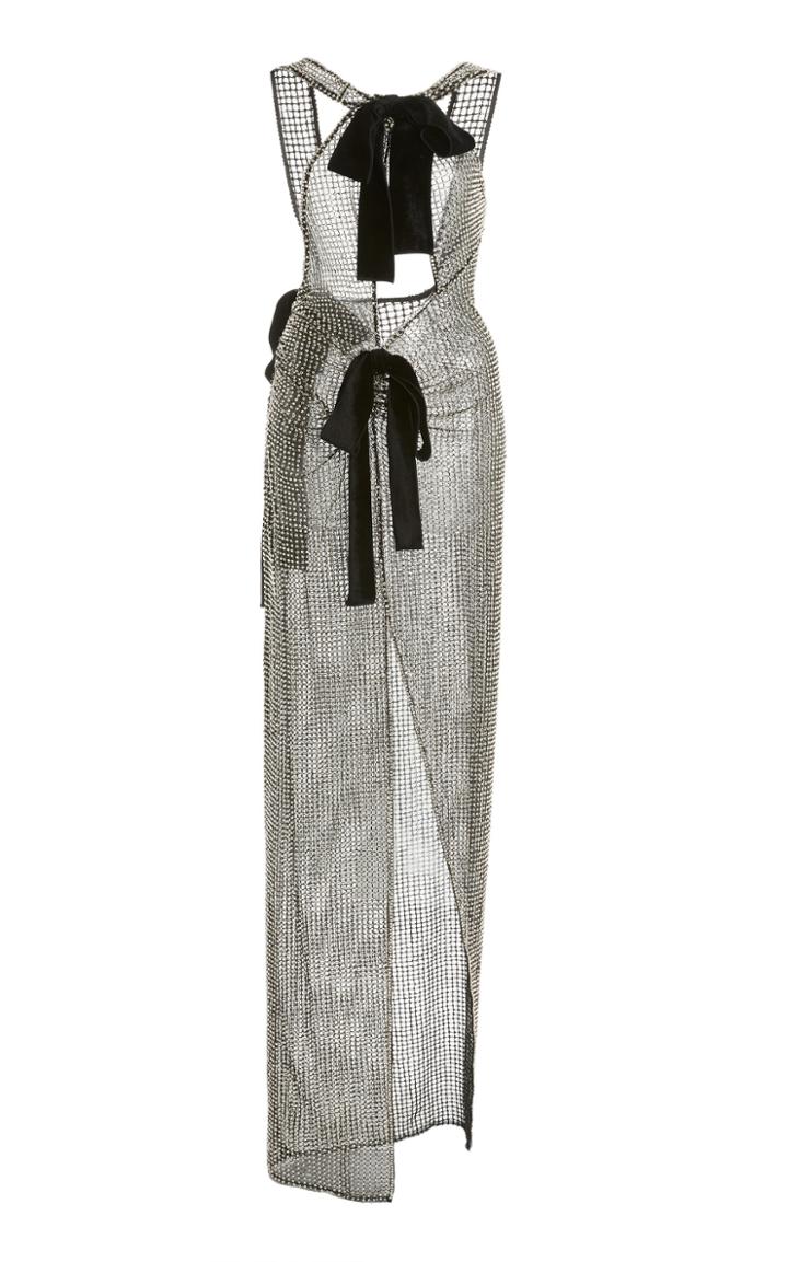 Moda Operandi Tom Ford Bow-embellished Chainmail Dress