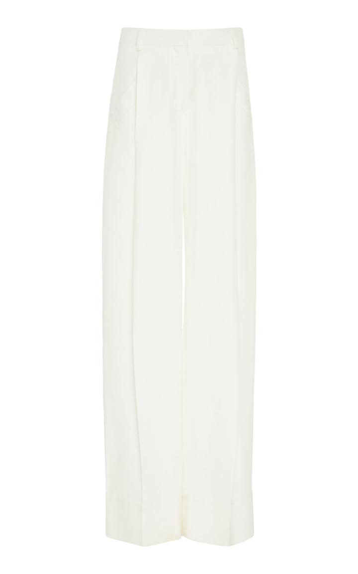 Jacquemus Le Pantalon Loya Pleated Wide Leg Trousers