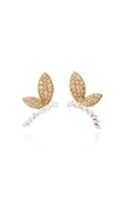 Moda Operandi Gioia 18k Gold And Diamond Earrings