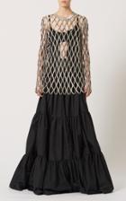Moda Operandi David Koma Crystal-embellished Net Mini Dress