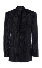 Moda Operandi Y/project Pinstriped Organza Single-breasted Blazer Size: 34