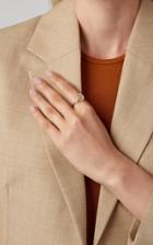 Bibi Van Der Velden Wave Stackable Ring One