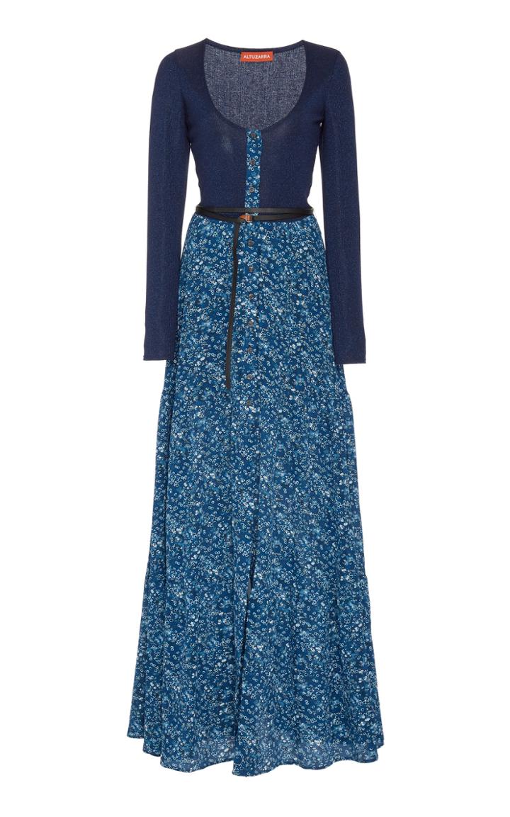 Altuzarra Pollie Floral Silk Maxi Dress
