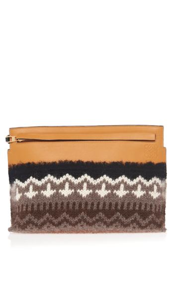 Loewe Knit T Pouch Bag