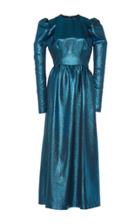 Sandra Mansour Hyperion Metallic Midi Dress