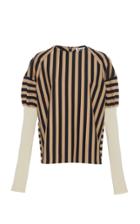Jil Sander Stripe Cotton Long Sleeve T-shirt