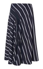Palmer/harding Palmer//harding Radiant Striped Shell Midi Skirt