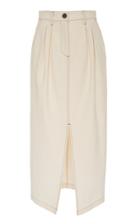 Mara Hoffman Florence Contrast-stitch Cotton Midi Skirt