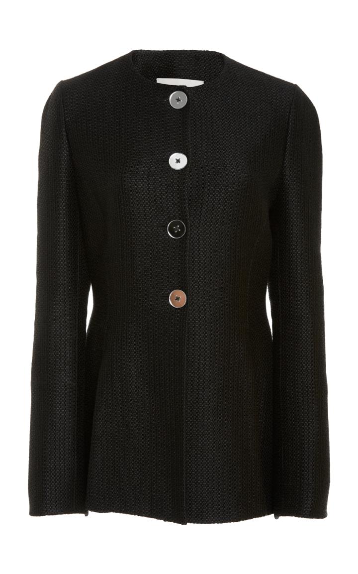 Carolina Herrera Structured Woven Jacket