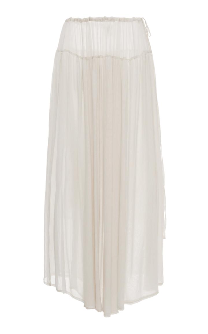 Moda Operandi Ann Demeulemeester Pleated Georgette Skirt